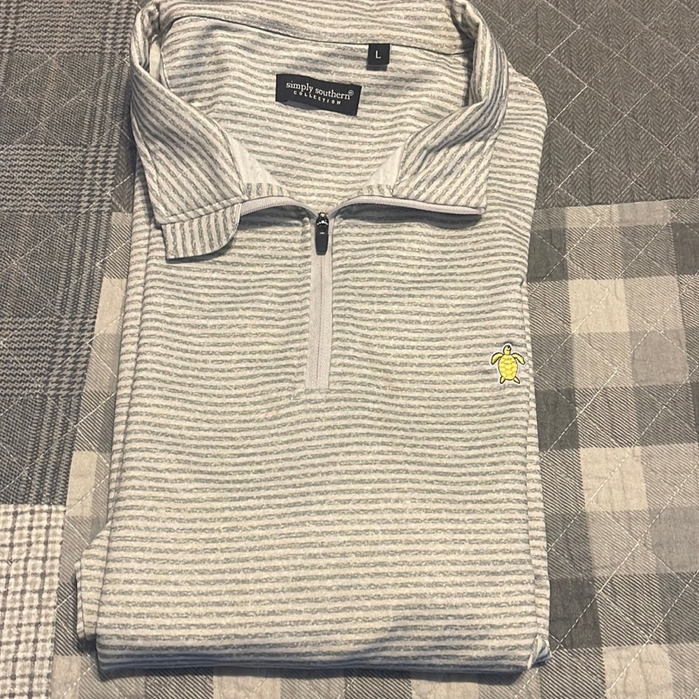 Vineyard Vines Quarter Zip Long Sleeve Pullover